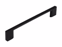 Slim D Square 160mm Handle in Black