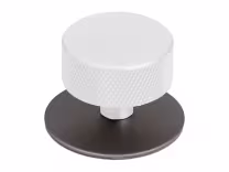 Venice Knob Backplates in stainless steel