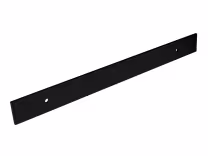 Knurled Flat Handle Backplate in Satin Black