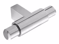 Leeming T Handle, Polished Nickel Central hole centre