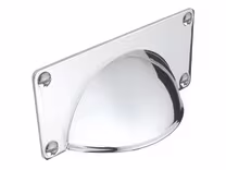 Wellington Cup Handle in Polished Chrome