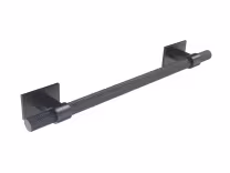 Knurled Bar Handle in satin black 