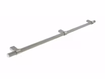 Knurled Bar Handle in Stainless steel