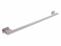Potto D Handle in brushed stainless steel effect