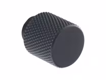 Knurled Knob in matt black