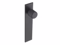Knurled Knob in matt black 