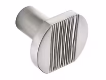 Melton Knob - Central Hole Centre - Brushed Stainless Steel