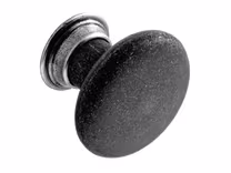 brafferton knob with matt black centre