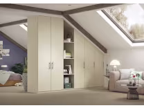 Brecon super matt mussel bedroom