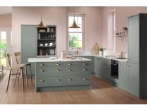 reed green camden kitchen painted oak