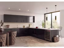 Vienna high gloss anthracite kitchen