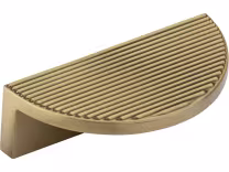 Barrington Eclipse Ribbed in brushed satin brass