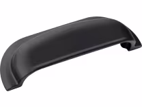 hampton cup handle in matt black 