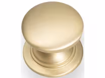 windsor knob in brushed satin brass