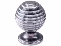 beehive knob in chrome