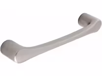 Moss D handle in brushed stainless steel