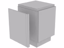 Clifden Full Height L Shape Panel/Post Kit For Base