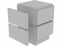 Clifden Half Height L Shape Panel/Post Kit For Base Unit