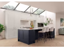 ellesmere slate blue and light grey heritage Shaker kitchen