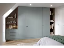 Zurfiz supermatt duck egg bedroom