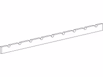 Wine Rack Rail