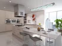 gravity kitchen in gloss cashmere