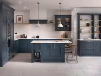 Milbourne Hartforth Blue Shaker style kitchen cupboard doors and drawer fronts
