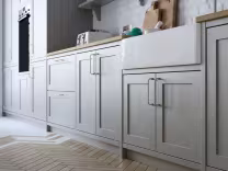 Aldana graphite and light grey kitchen