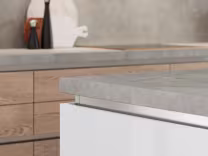 zola gloss white and tavola parched oak kitchen