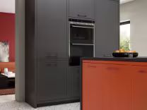 Zola matte orange and grey kitchen paint to order replacement kitchen cupboard doors and drawer fronts