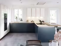 Porter white gloss kitchen true handleless design kitchen cupboard doors and drawer fronts