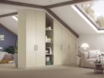 Brecon super matt mussel bedroom