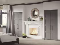 Caraway Grey classic square bedroom