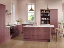 Super Matt Rusty Red Cordoba kitchen