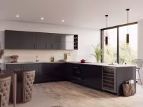 Vienna high gloss anthracite kitchen