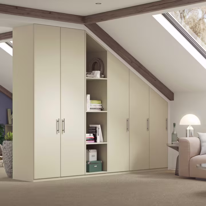Brecon super matt mussel bedroom