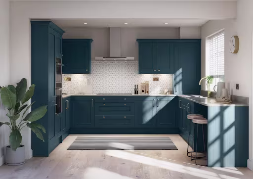 U-shaped kitchen