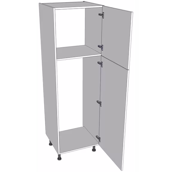Low fridge freezer housing carcass 1825mm high with doors/drawer fronts
