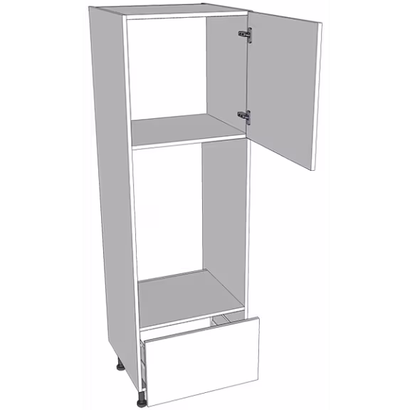 Low oven housing 1825mm high with drawer box with doors/drawer fronts