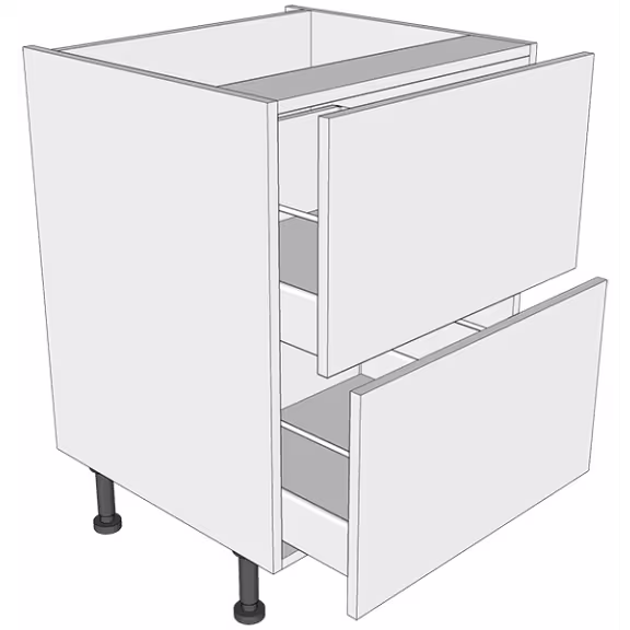 2 Drawer Base Unit with doors/drawer fronts