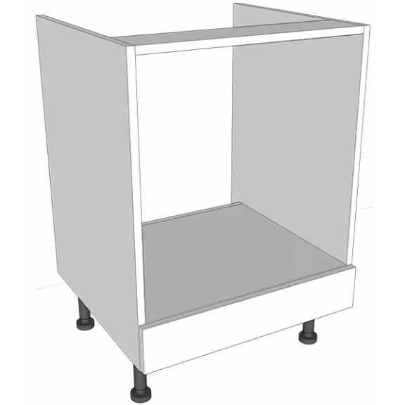 Built under oven housing carcass 720mm high with dummy drawer with doors/drawer fronts