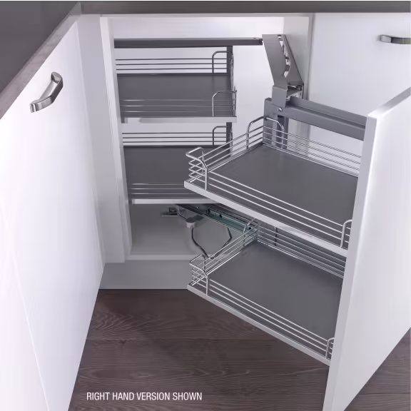 Kesseböhmer Magic Corner Chrome Pull-out Storage