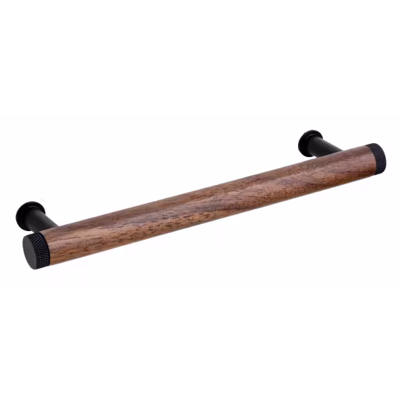 Hampstead Bar Handle in Walnut and matt black