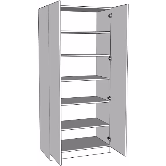 Double wardrobe bedroom shelf units with doors/drawer fronts