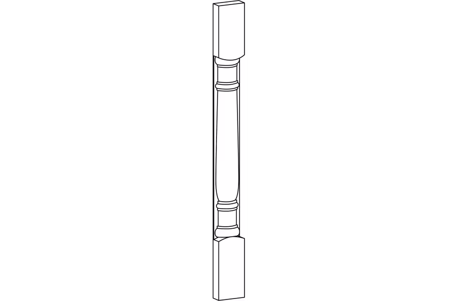 Gun Barrel Pilaster