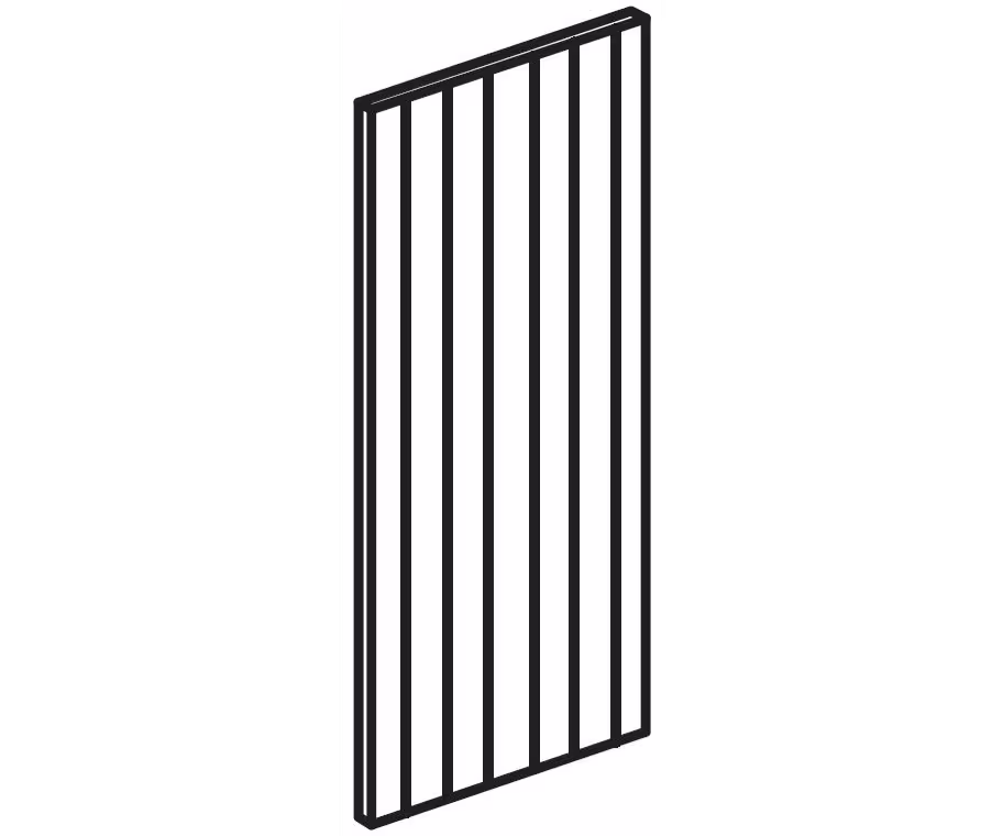 Mornington Beaded PTO End panel (t&g) 900x650x18mm, for use on base