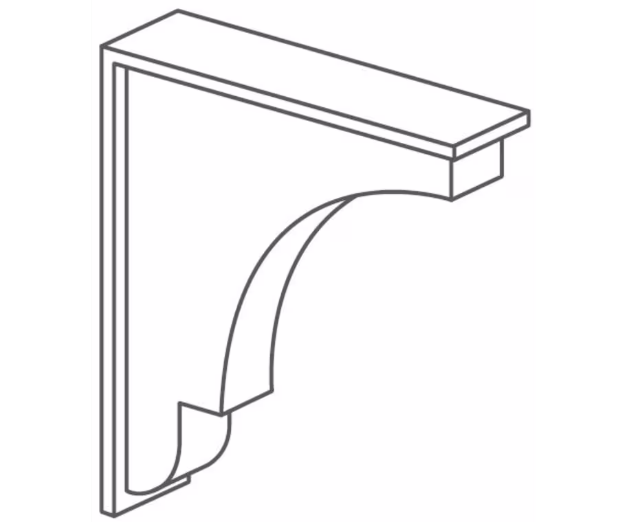 Hunton PTO Corbel 188x45x168mm, for use on mantle