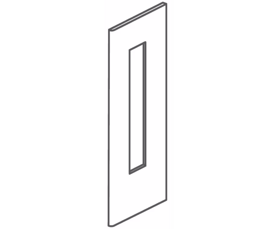 Fitzroy End panel (framed) 952x345x18mm, for use on wall