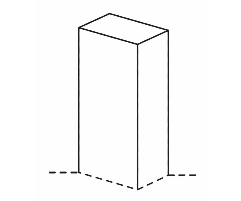 Milbourne Frame profile 1500x36x22mm