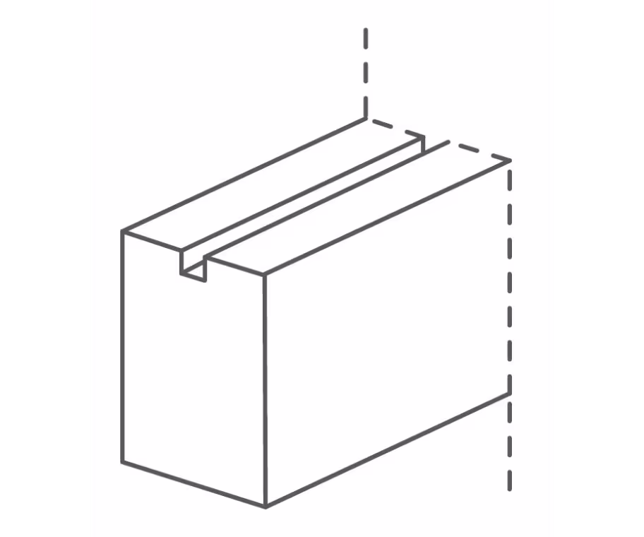 Milbourne PTO Cornice, lighting pelmet 50x3050x28mm